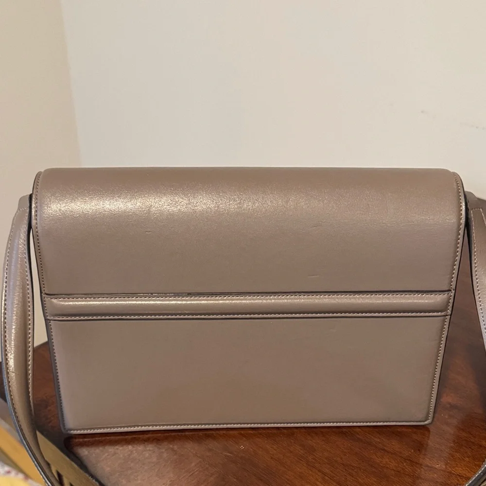 Toteme “T” Leather Shoulder Bag - Picture 4 of 10